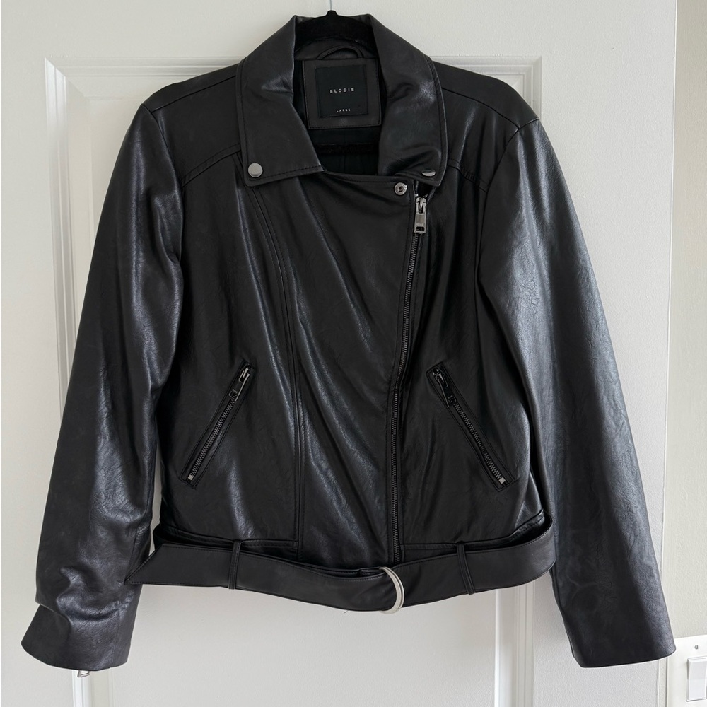 Faux Leather Jacket